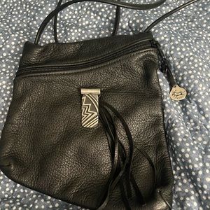 Ladies leather small crossbody